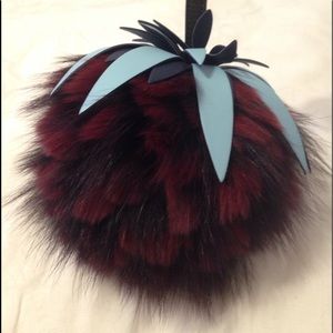 Fendi Raspberry key ring